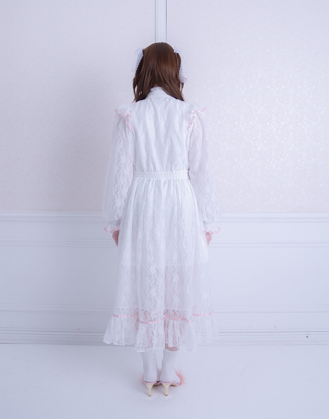 <Deliver In October> Lolime Angel lace Dress