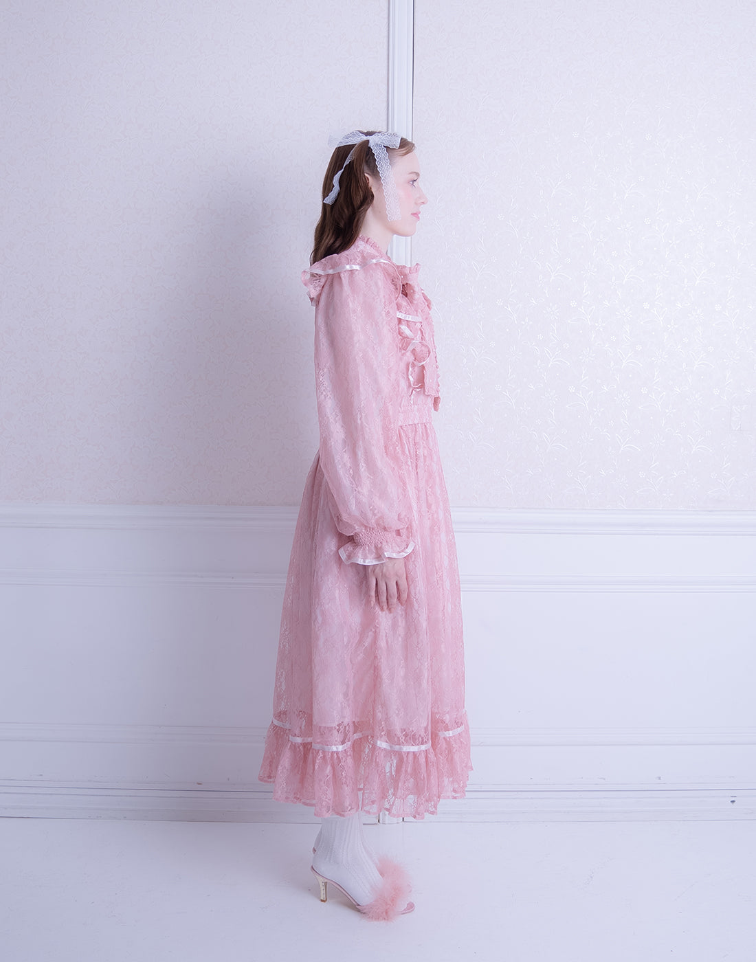 <Deliver In October> Lolime Angel lace Dress