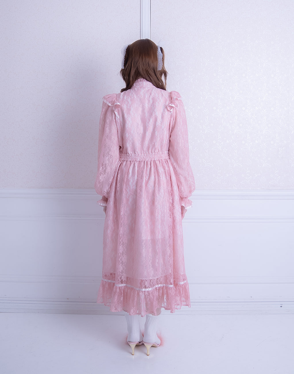 <Deliver In October> Lolime Angel lace Dress