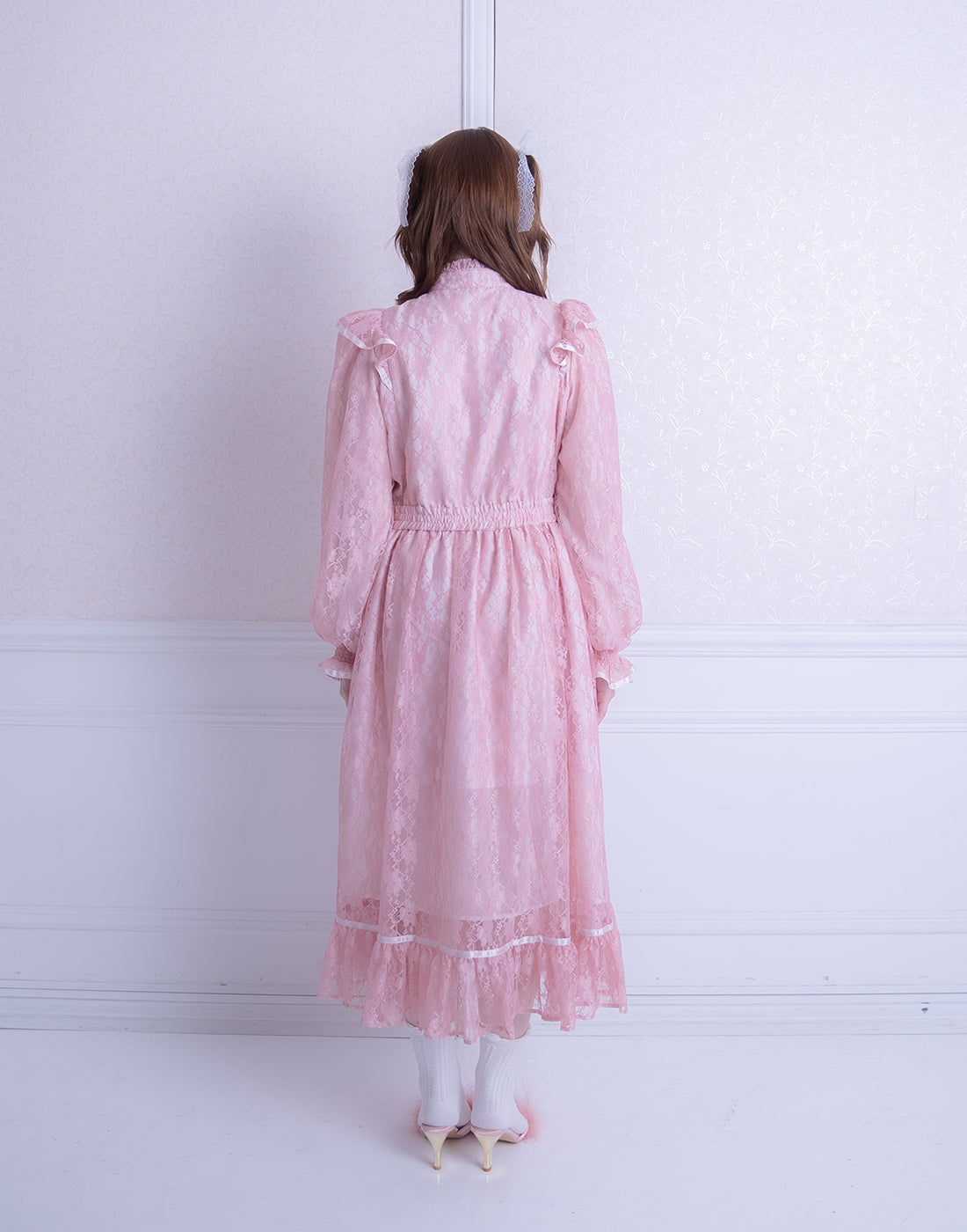 <Deliver In October> Lolime Angel lace Dress
