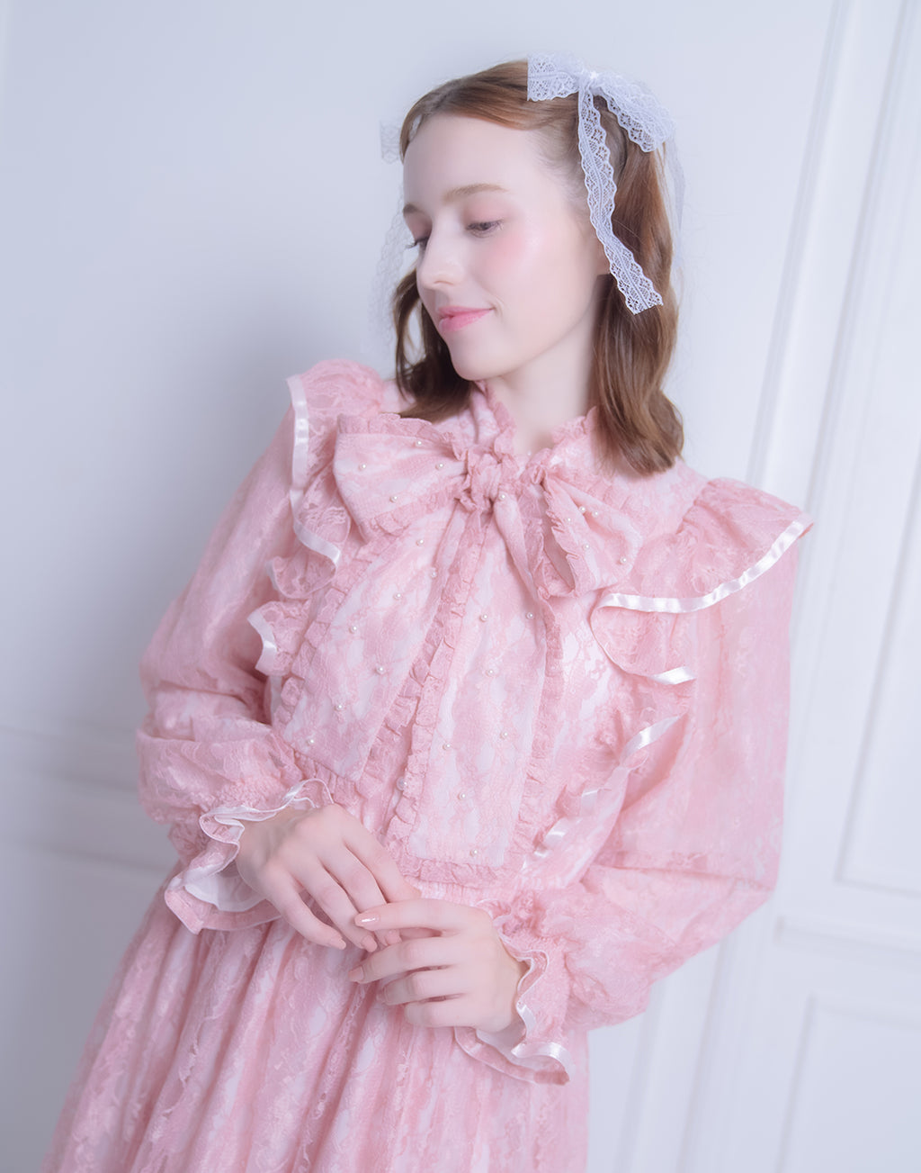<Deliver In October> Lolime Angel lace Dress