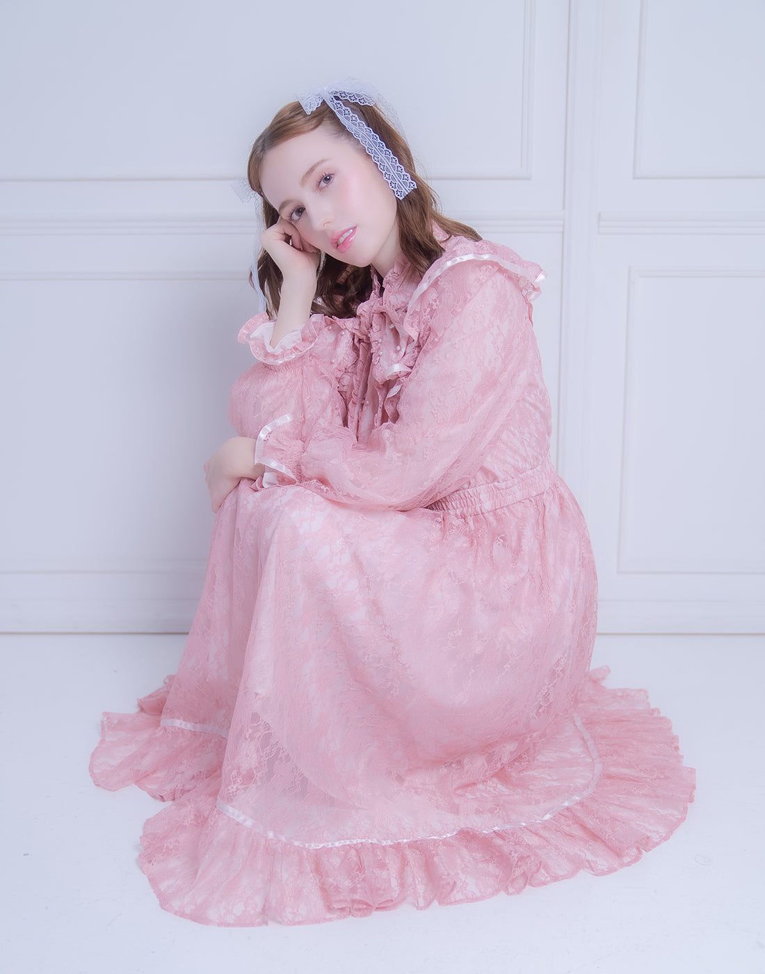 <Deliver In October> Lolime Angel lace Dress