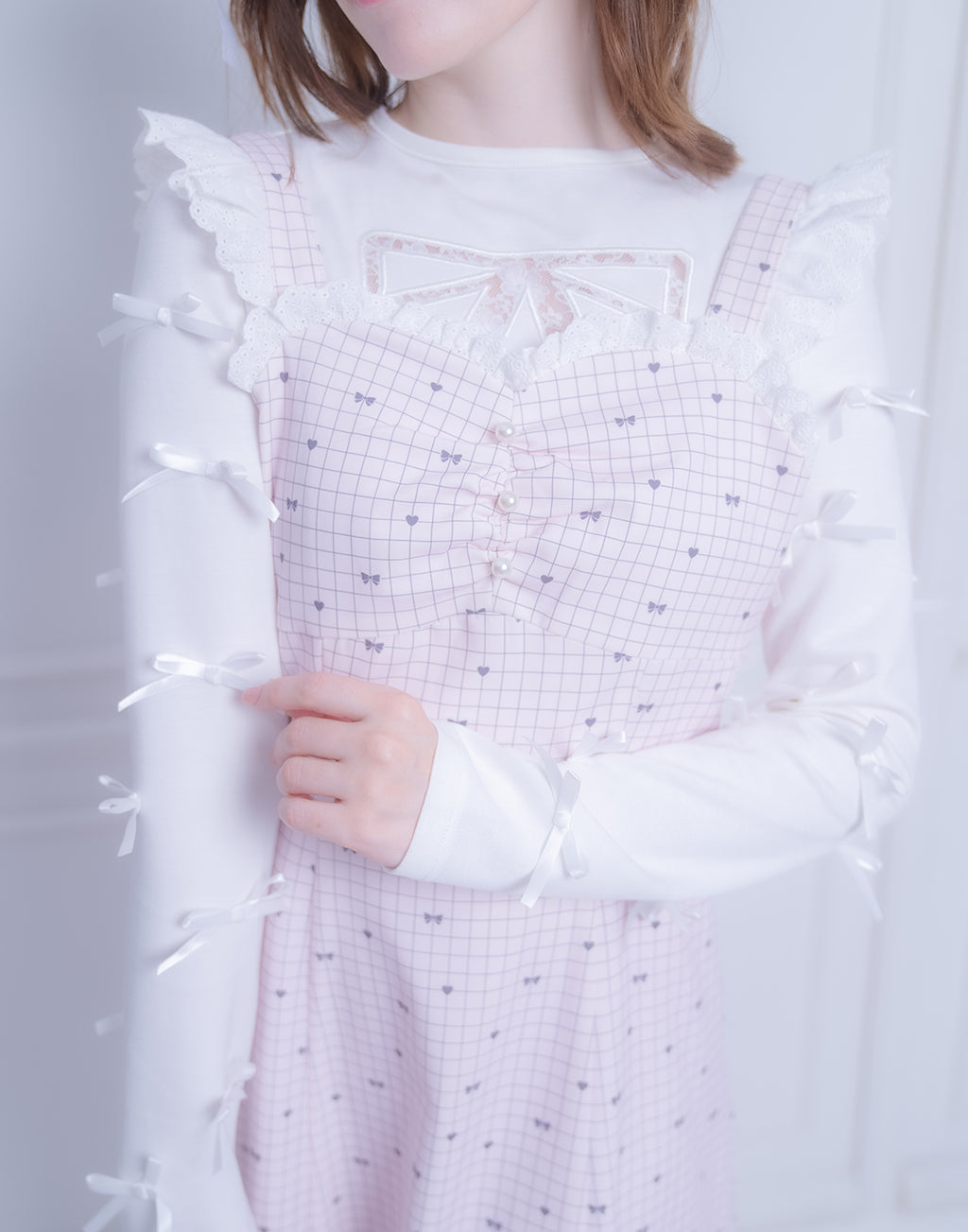 <Deliver In October> Lolime only ribbons Top