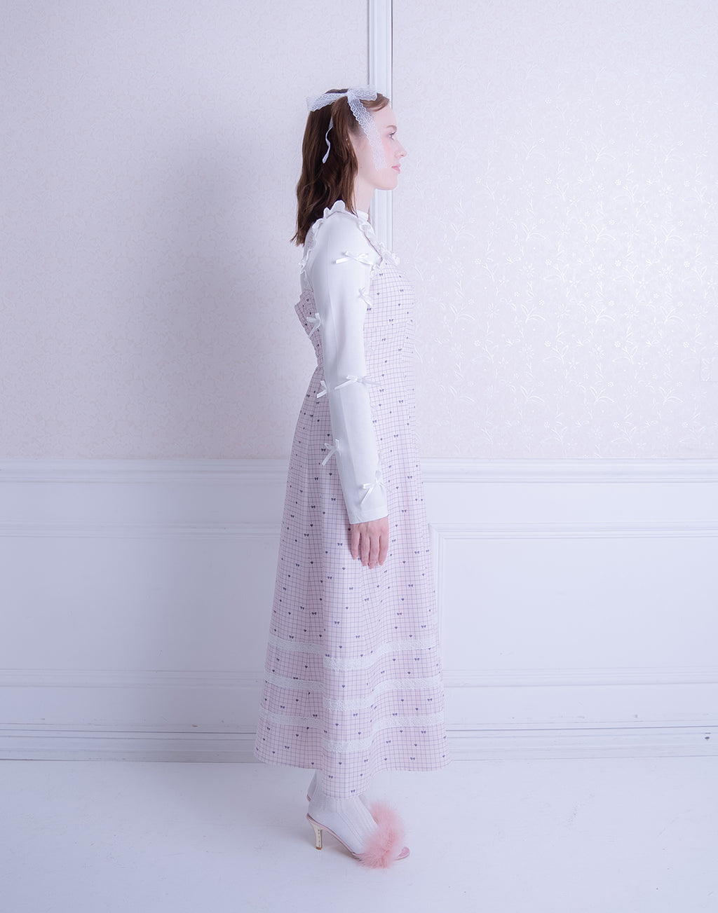 <Deliver In October> Lolime Heart arrow Jumper Skirt Dress