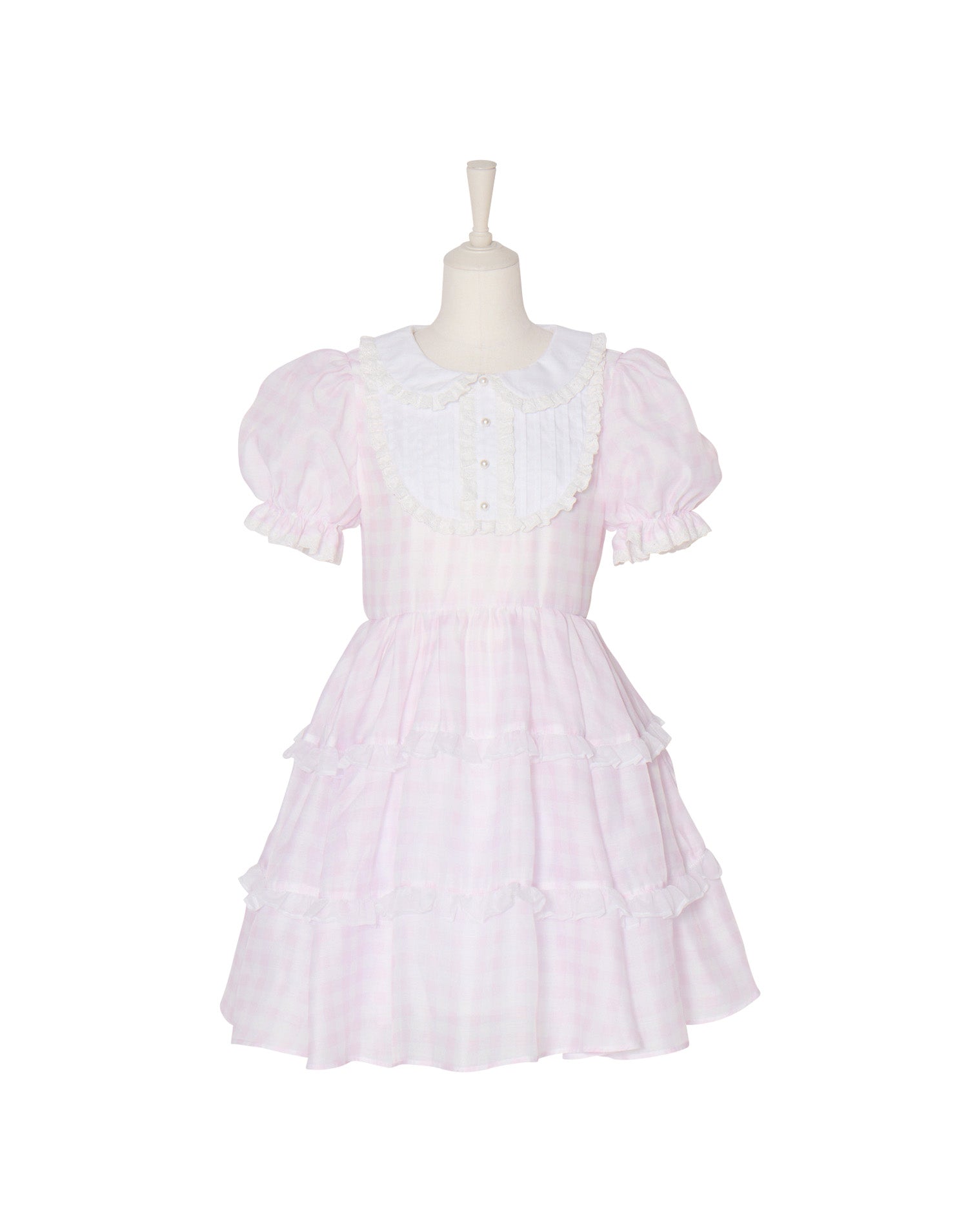 (Pre-order) mellfy memory Milky gingham puff onepiece