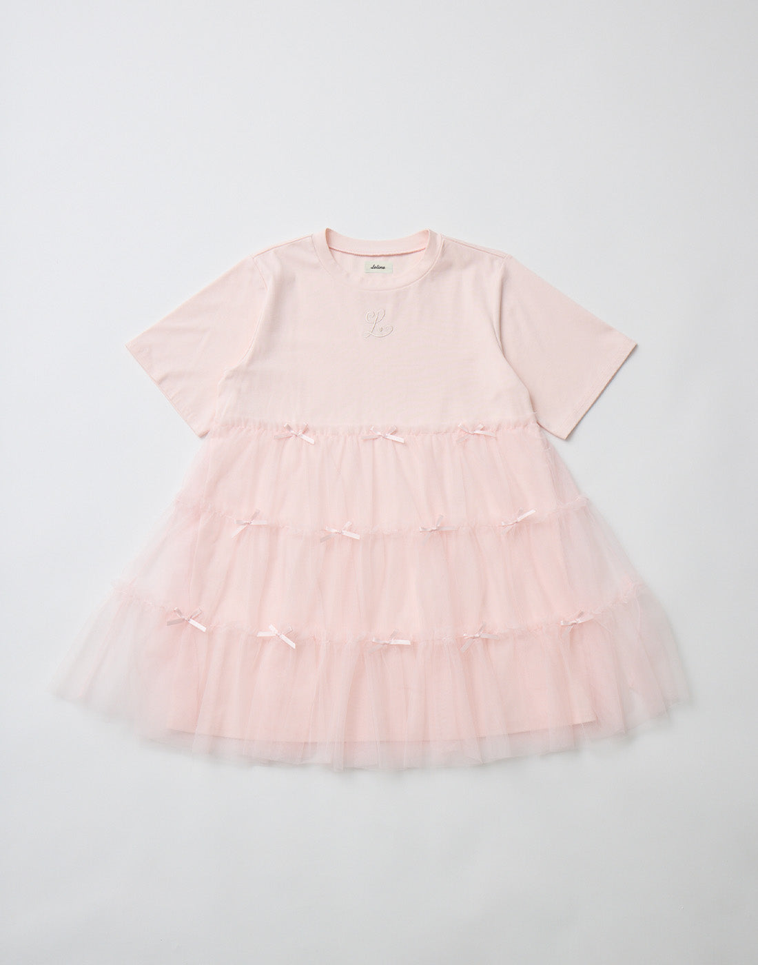 Lolime Tulle tiered cut sew mini dress