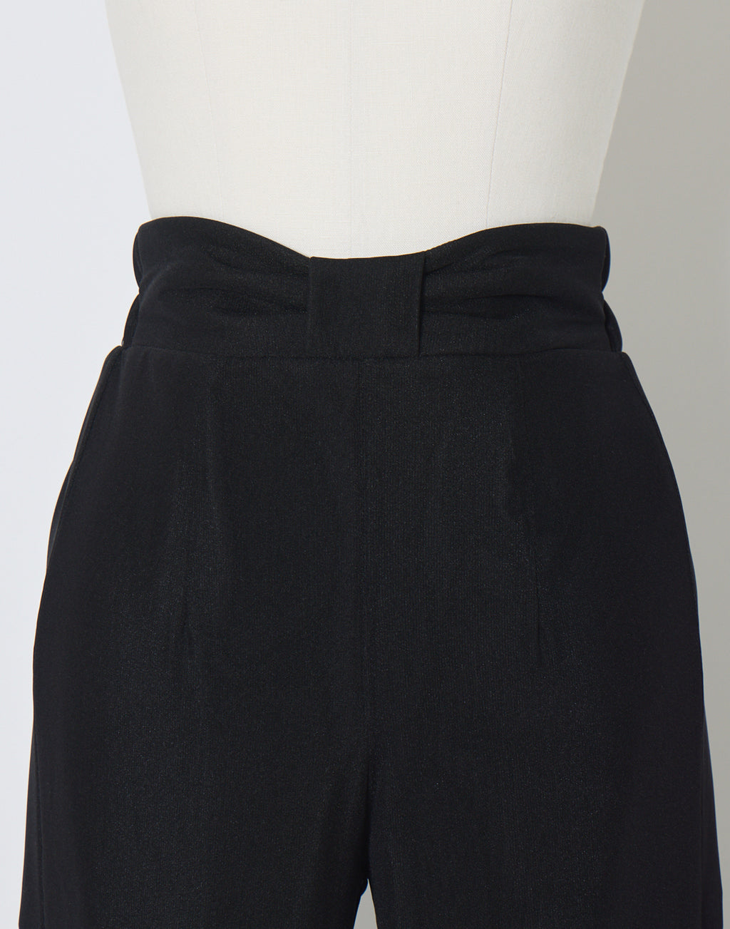 AVENCHUMU Ribbon and stone front open tulle pants