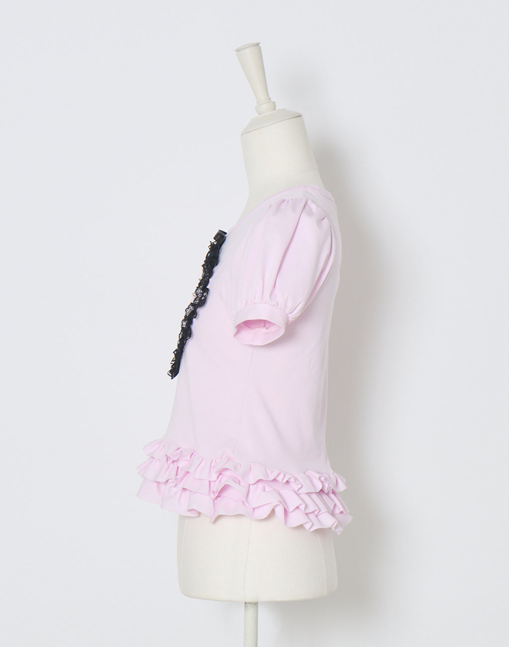 AVENCHUMU Heart Studs & Message Puff T-shirt