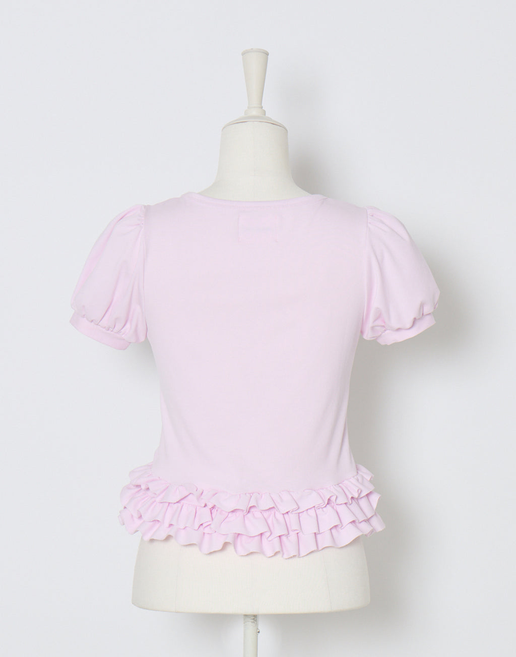 AVENCHUMU Heart Studs & Message Puff T-shirt