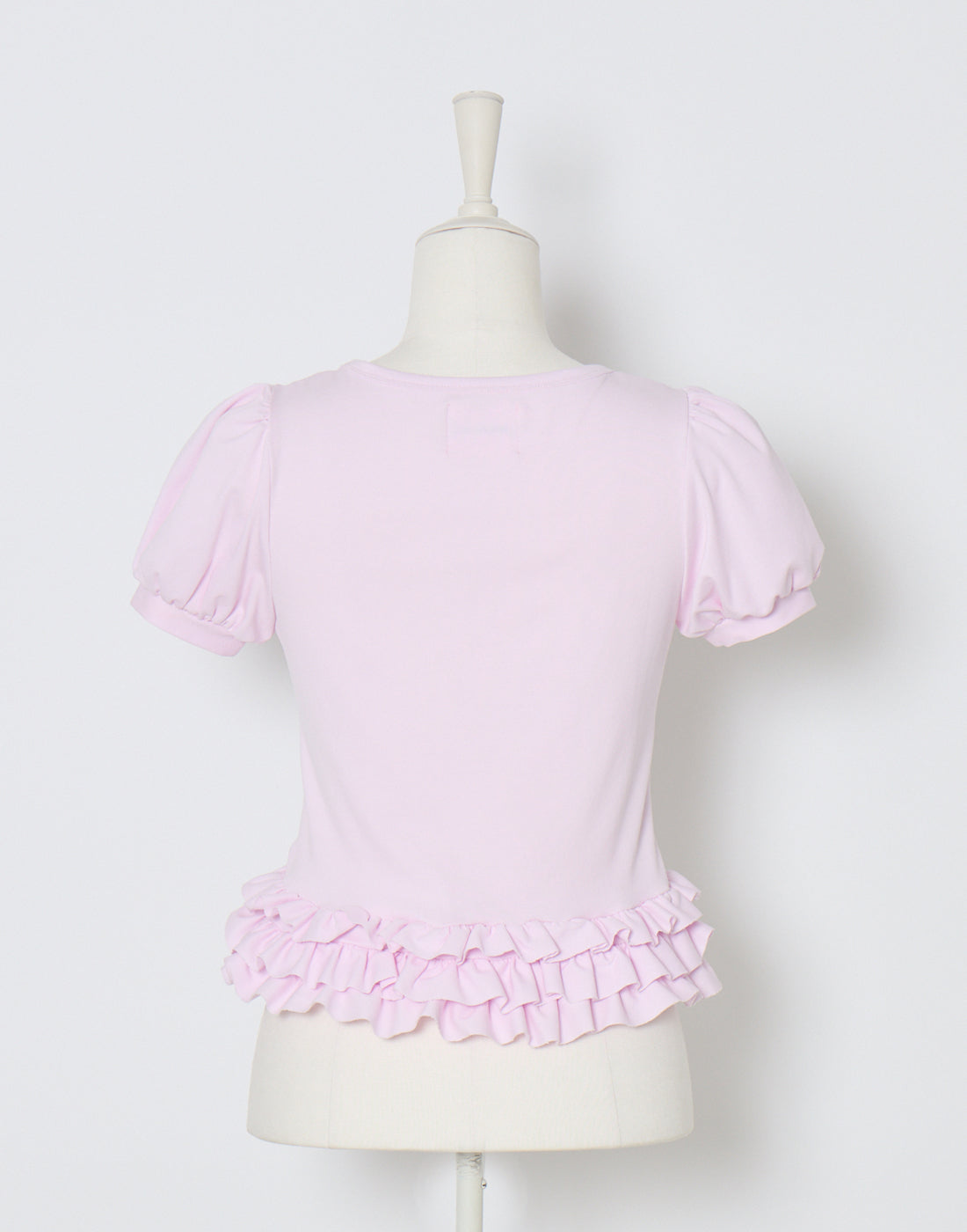 AVENCHUMU Heart Studs & Message Puff T-shirt