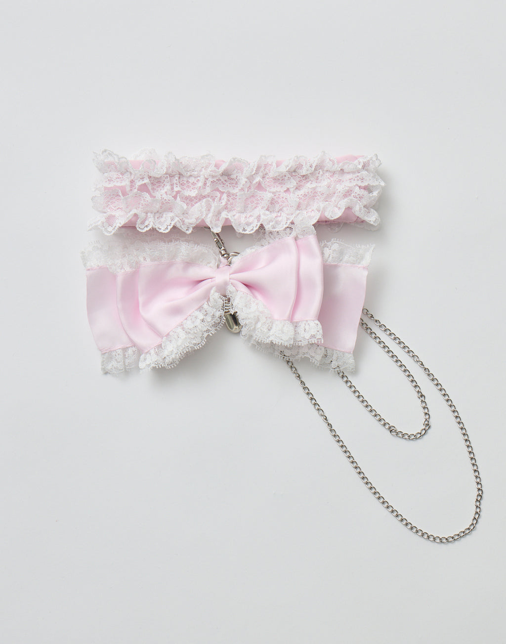 AVENCHUMU Ribbon ＆ lace chain garter