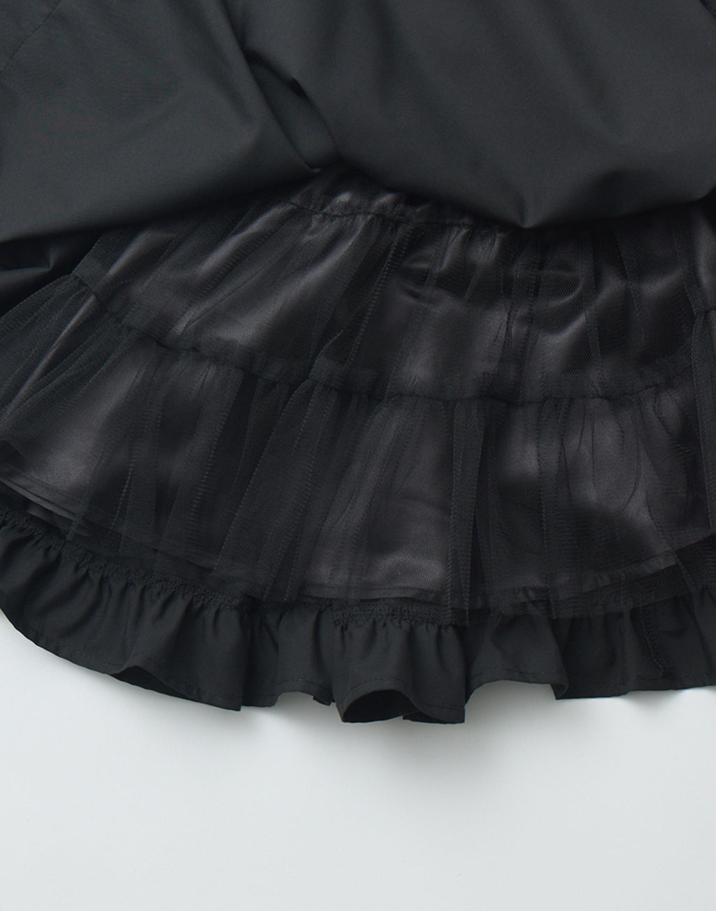 AVENCHUMU Frill heart stone logo Skirt
