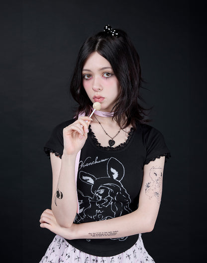 AVENCHUMU ERICO collaboration illustration T-shirt