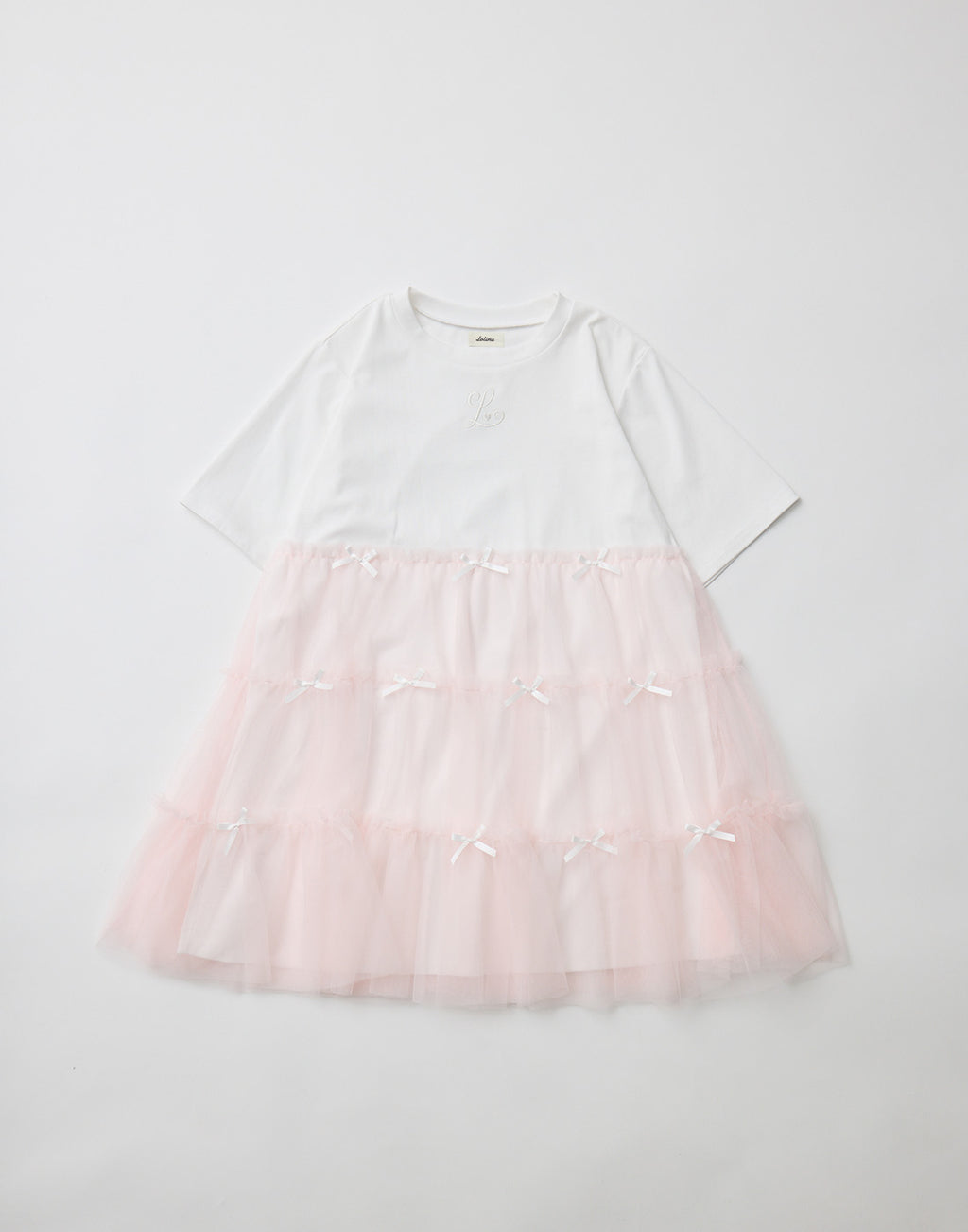 Lolime Tulle tiered cut sew mini dress