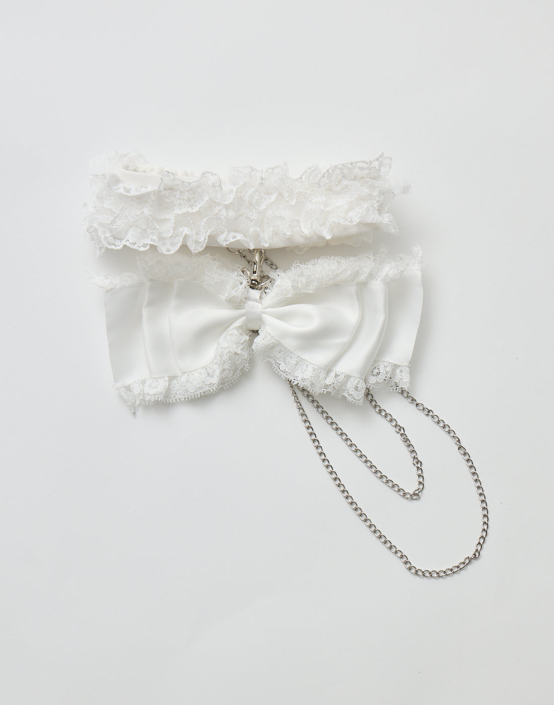 AVENCHUMU Ribbon ＆ lace chain garter