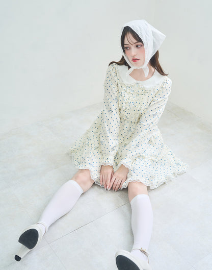 Lolime angel bunny frill mini dress