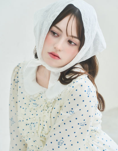 Lolime angel bunny frill mini dress