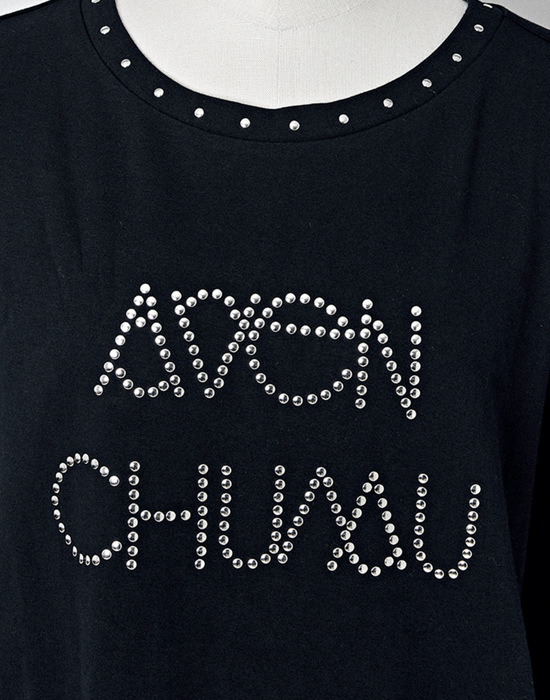 AVENCHUMU Studs logo t-shirt