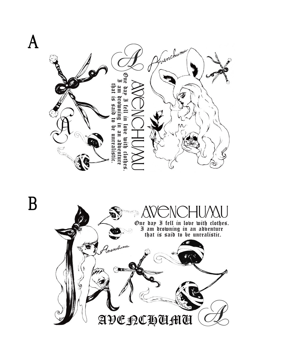 AVENCHUMU 【AVENCHUMU×ERICO】tattoo sticker