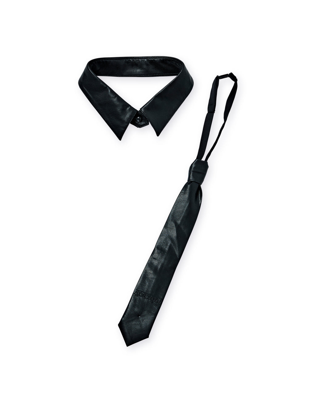 AVENCHUMU leather collar&necktie