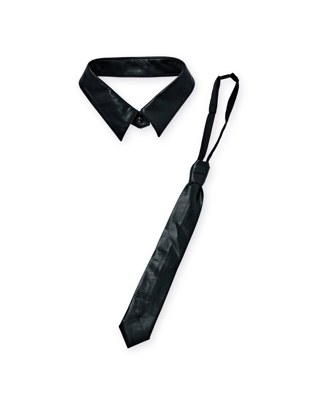 AVENCHUMU leather collar&necktie