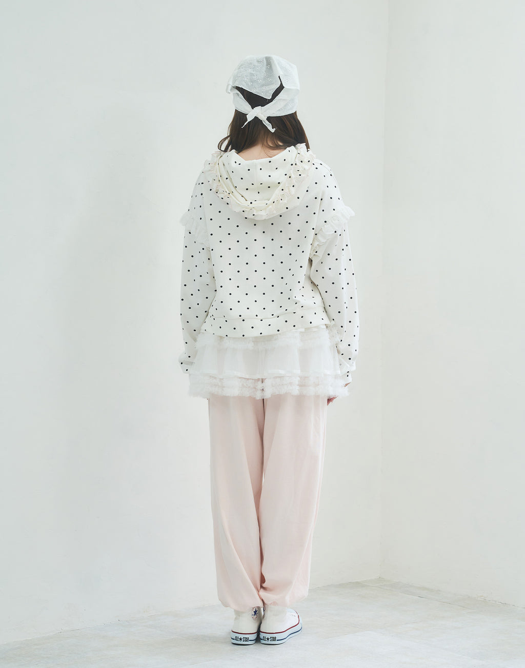 (Pre-order) Lolime fancy dot sweatshirt