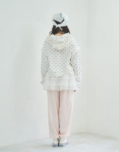 Lolime fancy dot sweatshirt