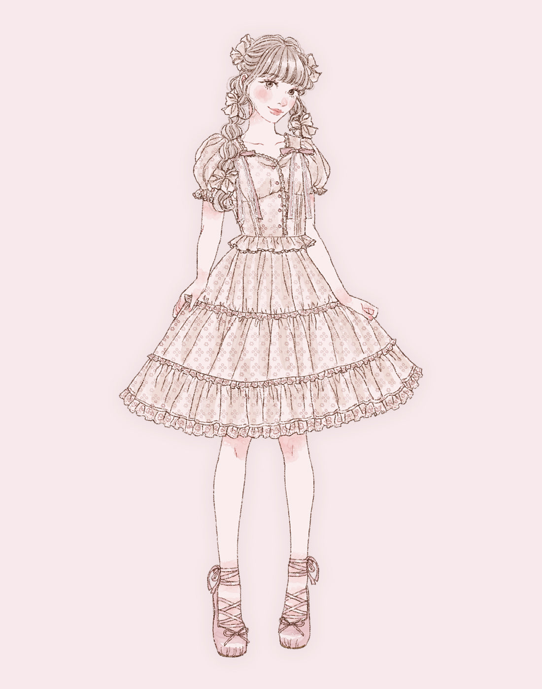 mellfy memory Feeling happy lace Dress