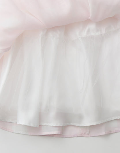 mellfy memory Fairy gingham tulle apron Skirt