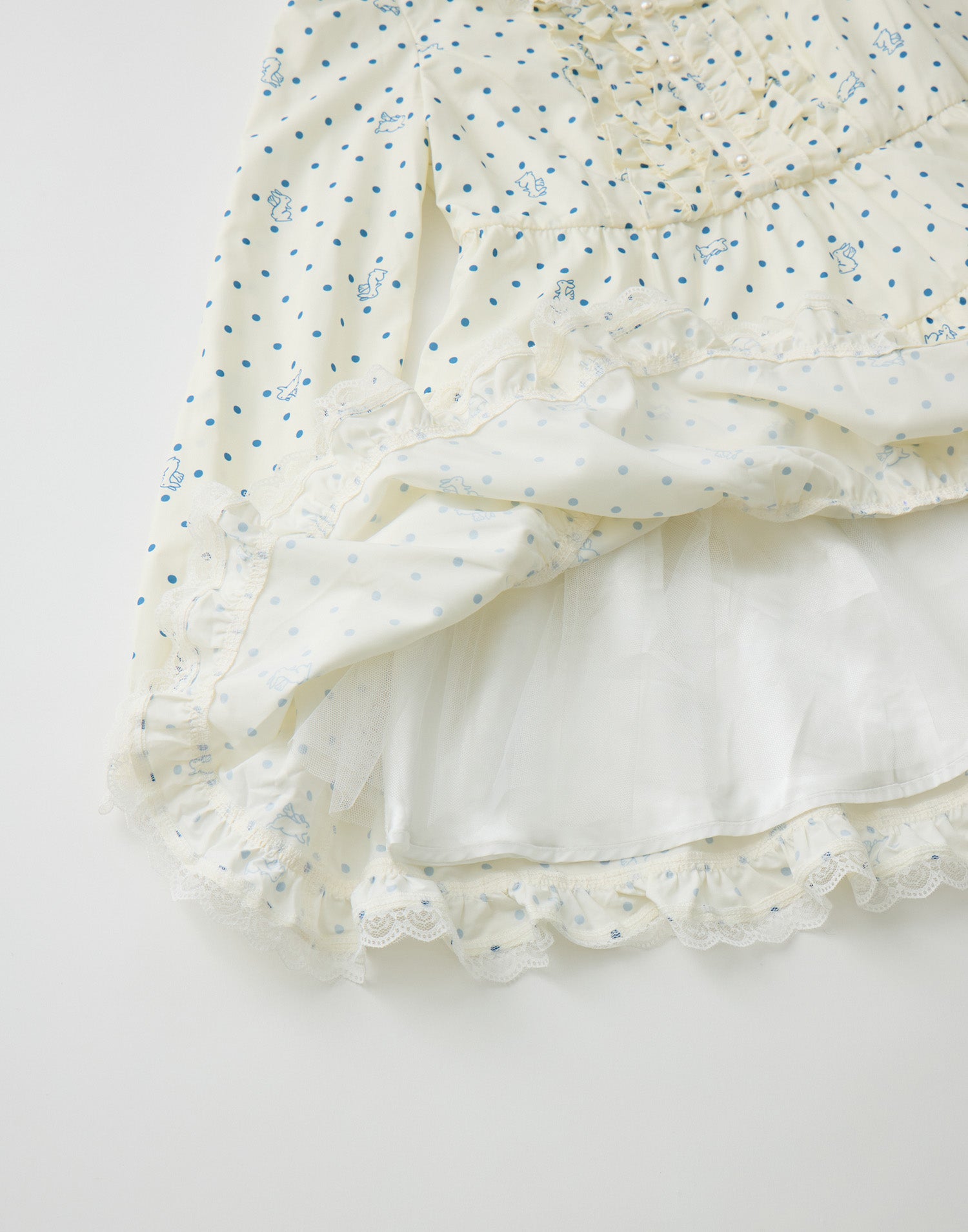 Lolime angel bunny frill mini dress