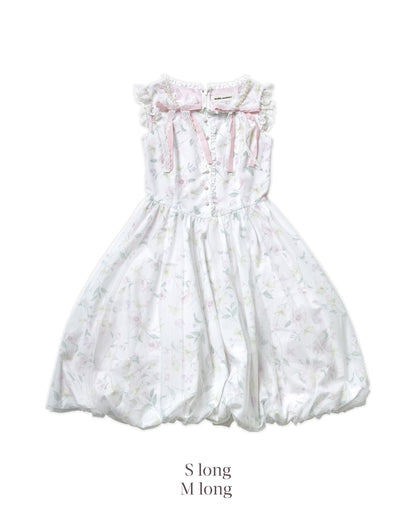 <March Delivery> mellfy memory Blooming butterfly balloon Dress