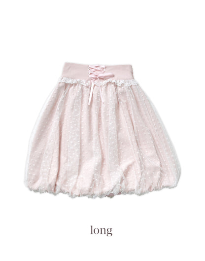 <March Delivery> mellfy memory Angel tulle balloon Skirt