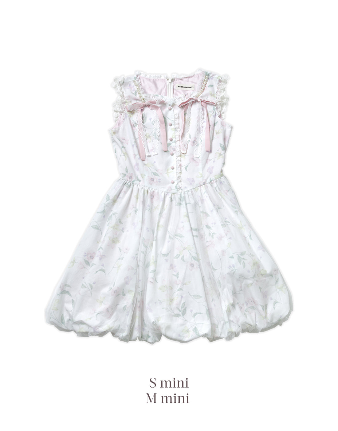 <March Delivery> mellfy memory Blooming butterfly balloon Dress