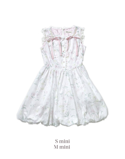 <March Delivery> mellfy memory Blooming butterfly balloon Dress