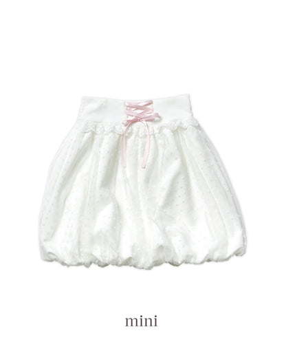 <March Delivery> mellfy memory Angel tulle balloon Skirt