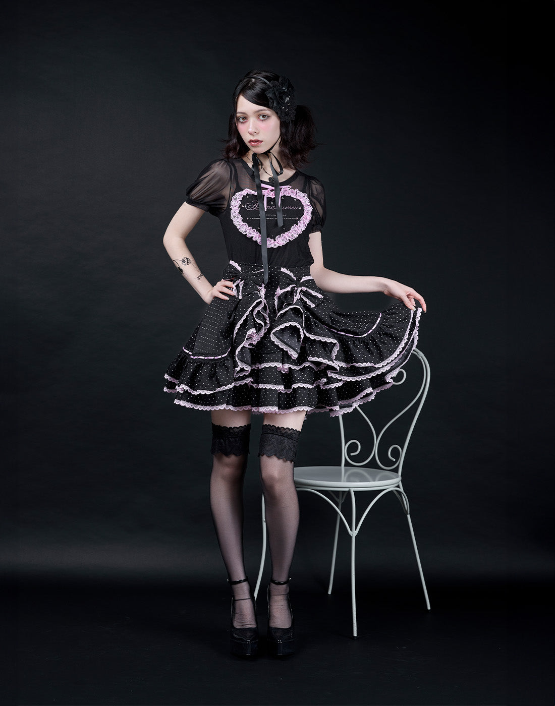 AVENCHUMU My only Doll frill skirt　