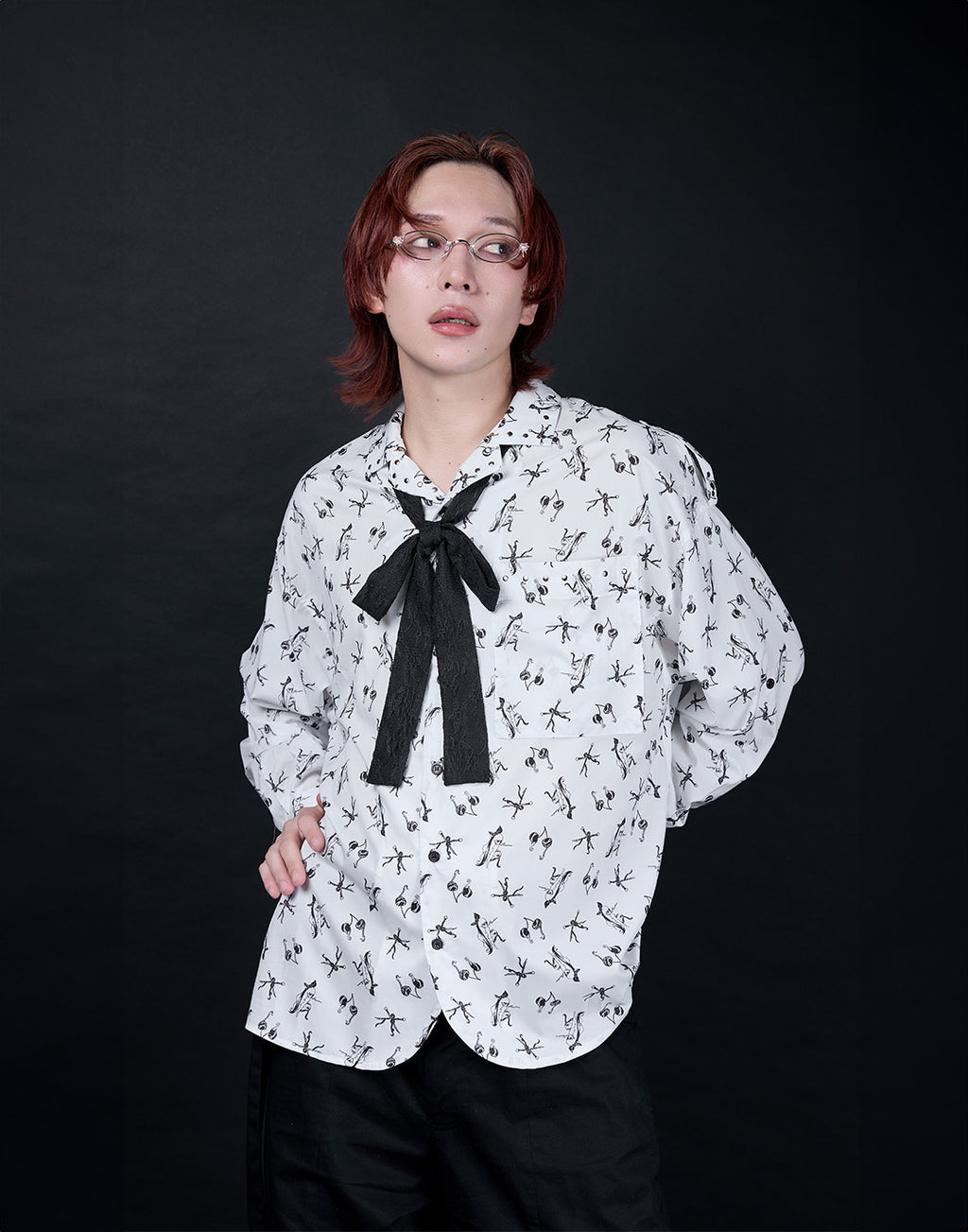 AVENCHUMU ERICO collaboration illustration oversized shirt