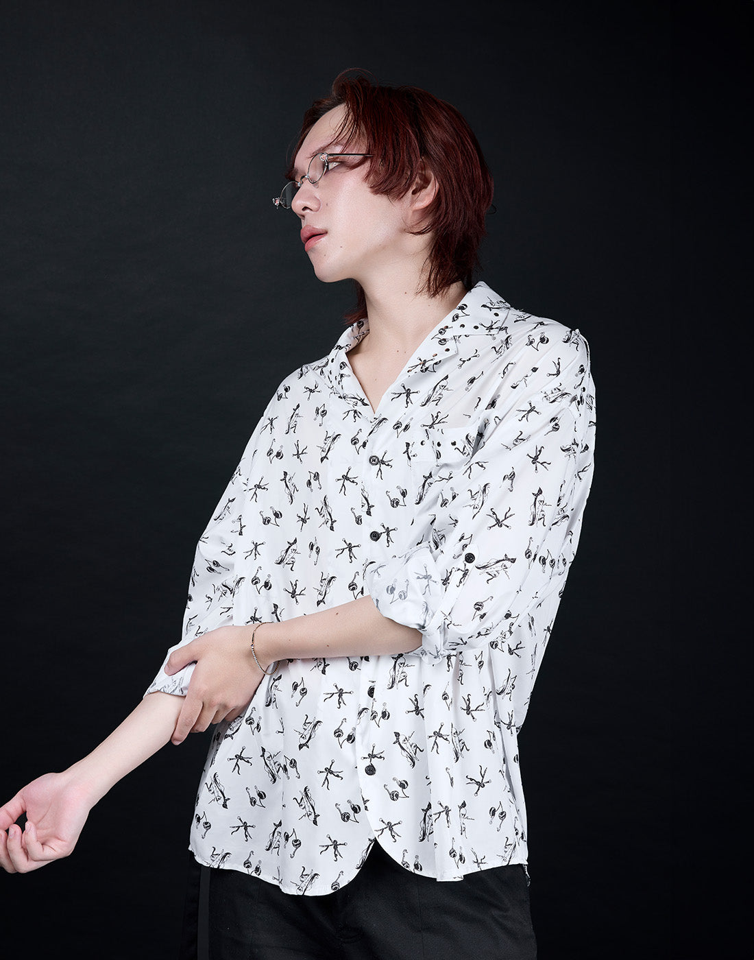 AVENCHUMU ERICO collaboration illustration oversized shirt