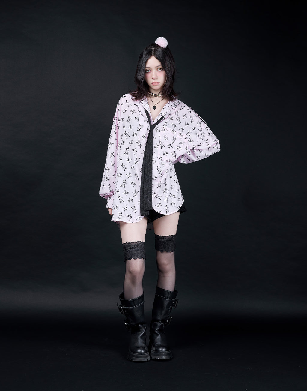 AVENCHUMU ERICO collaboration illustration oversized shirt