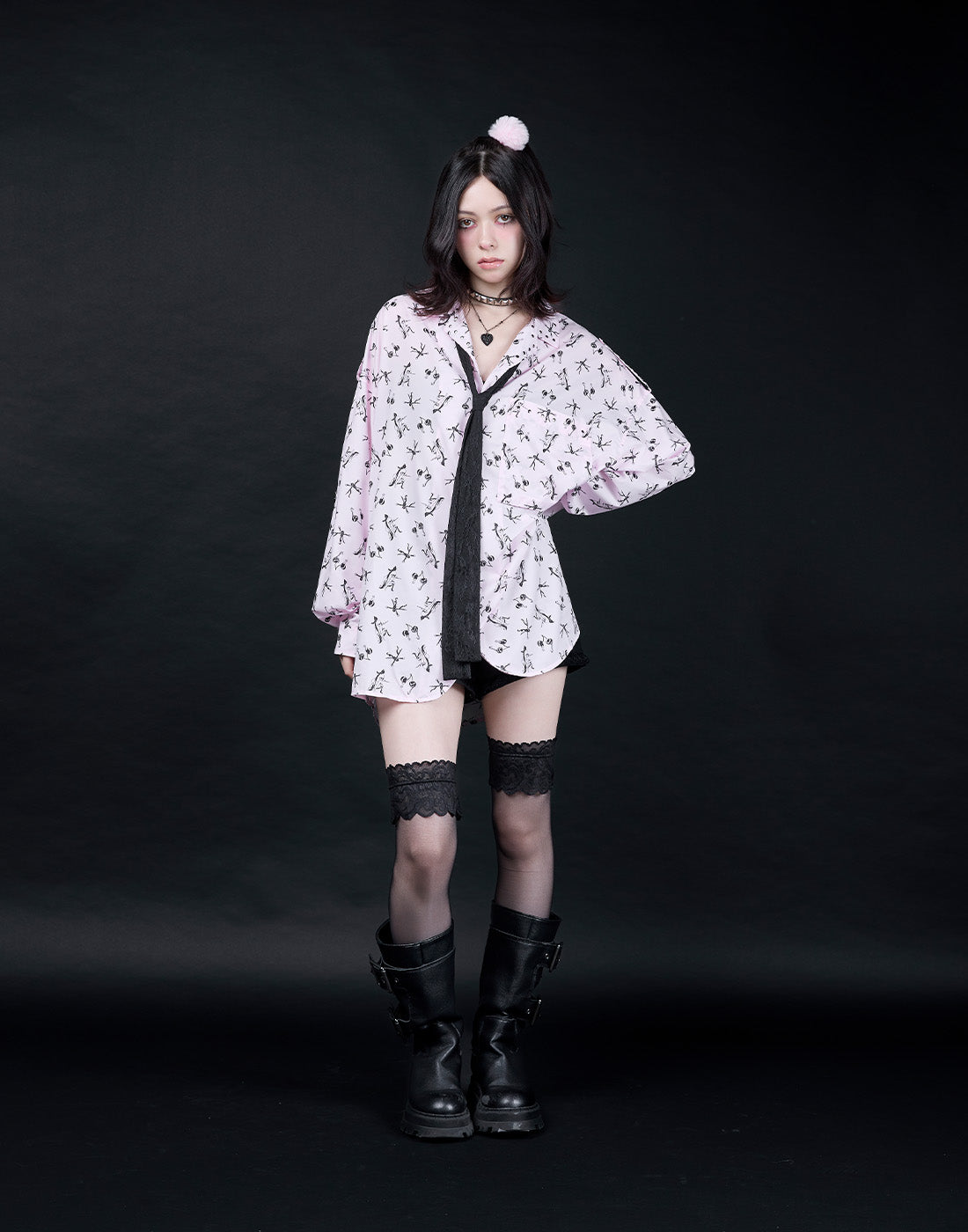 AVENCHUMU ERICO collaboration illustration oversized shirt