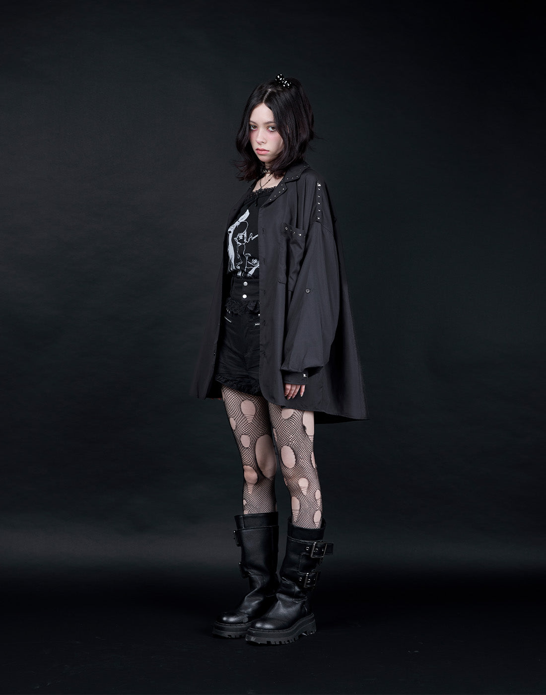 AVENCHUMU ERICO collaboration illustration oversized shirt