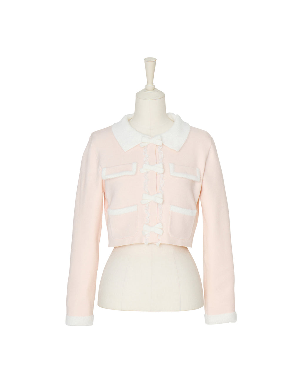 mellfy memory Ribbon melody bicolor cardigan