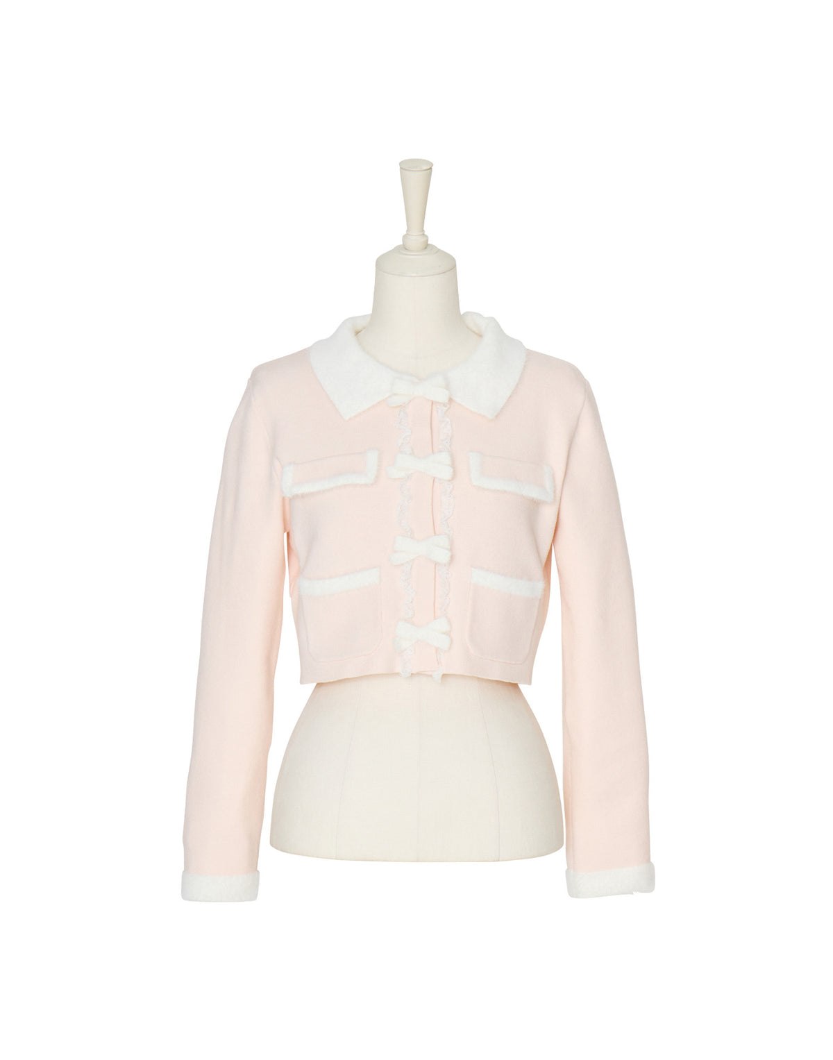 mellfy memory Ribbon melody bicolor cardigan