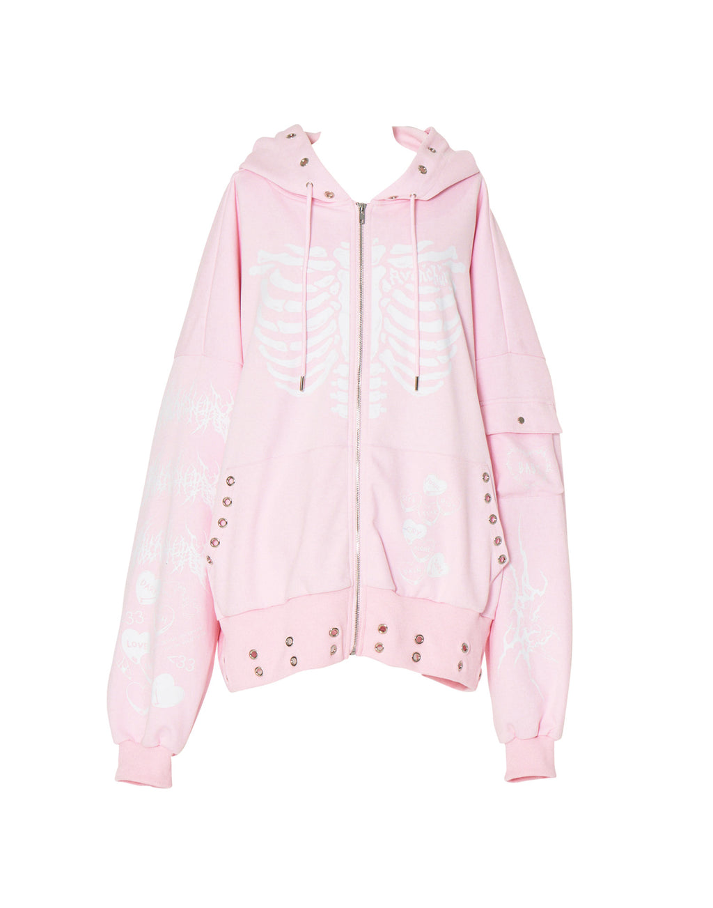 AVENCHUMU ValentineBunny print lace frame t-shirt (Copy)