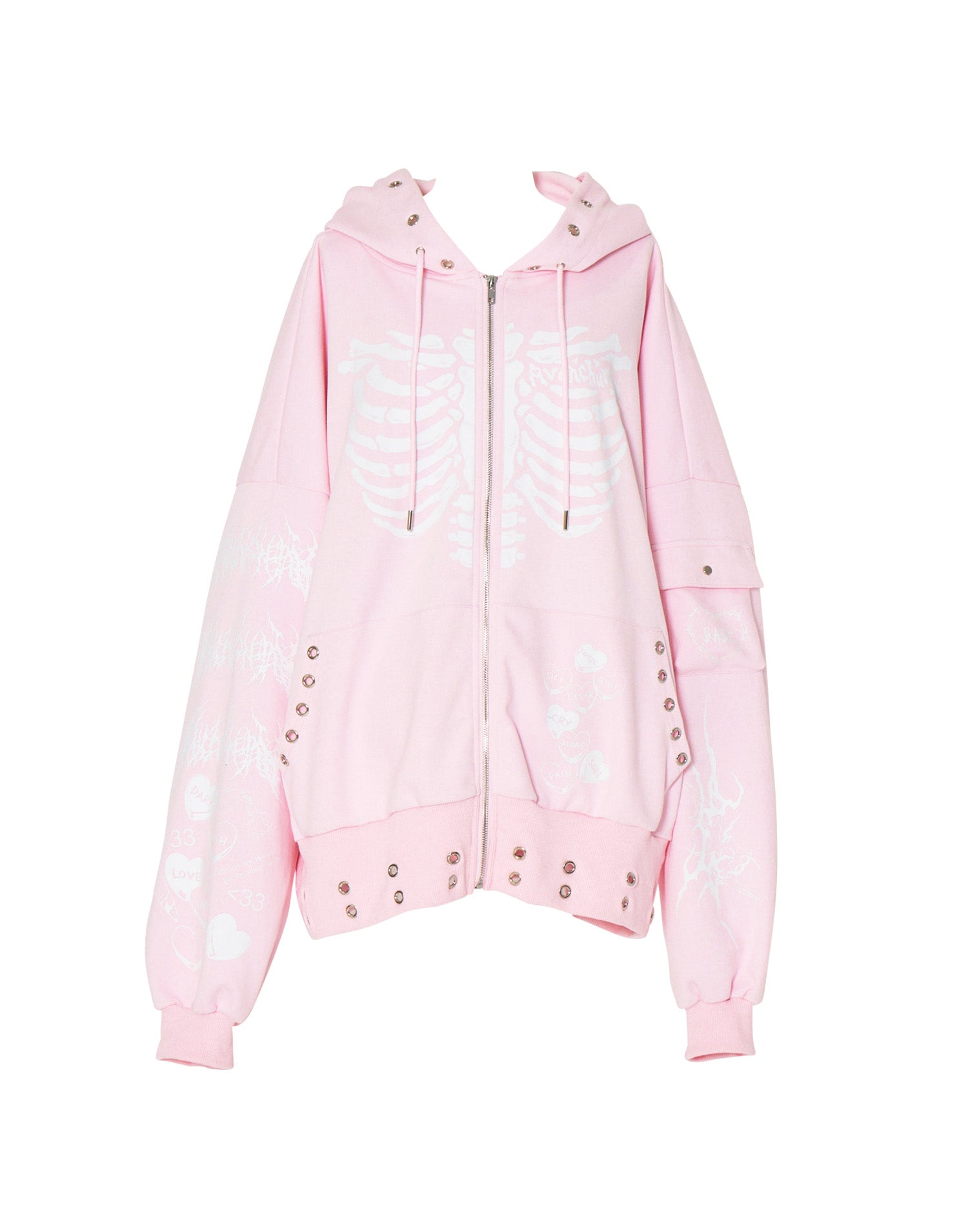 AVENCHUMU ValentineBunny print lace frame t-shirt (Copy)