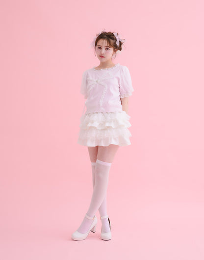 mellfy memory Lace tutu drawers mini Skirt