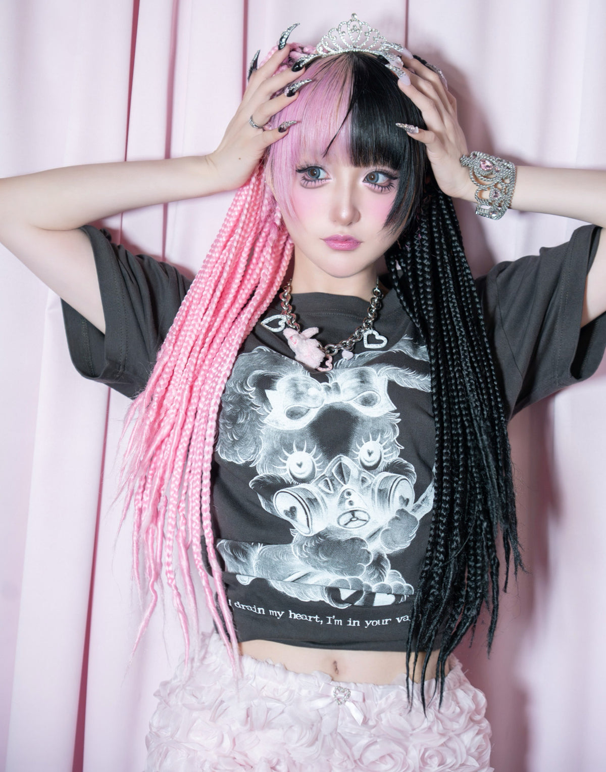 AVENCHUMU Bunny illustration T-shirt