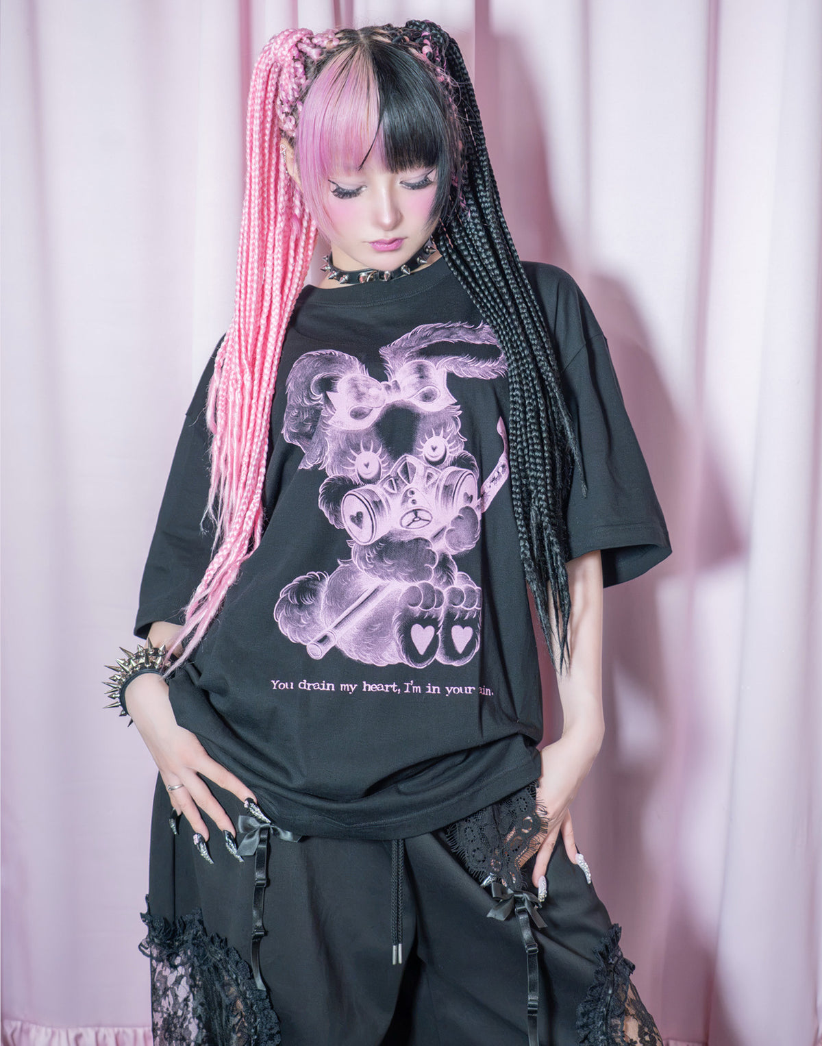 AVENCHUMU Bunny illustration T-shirt