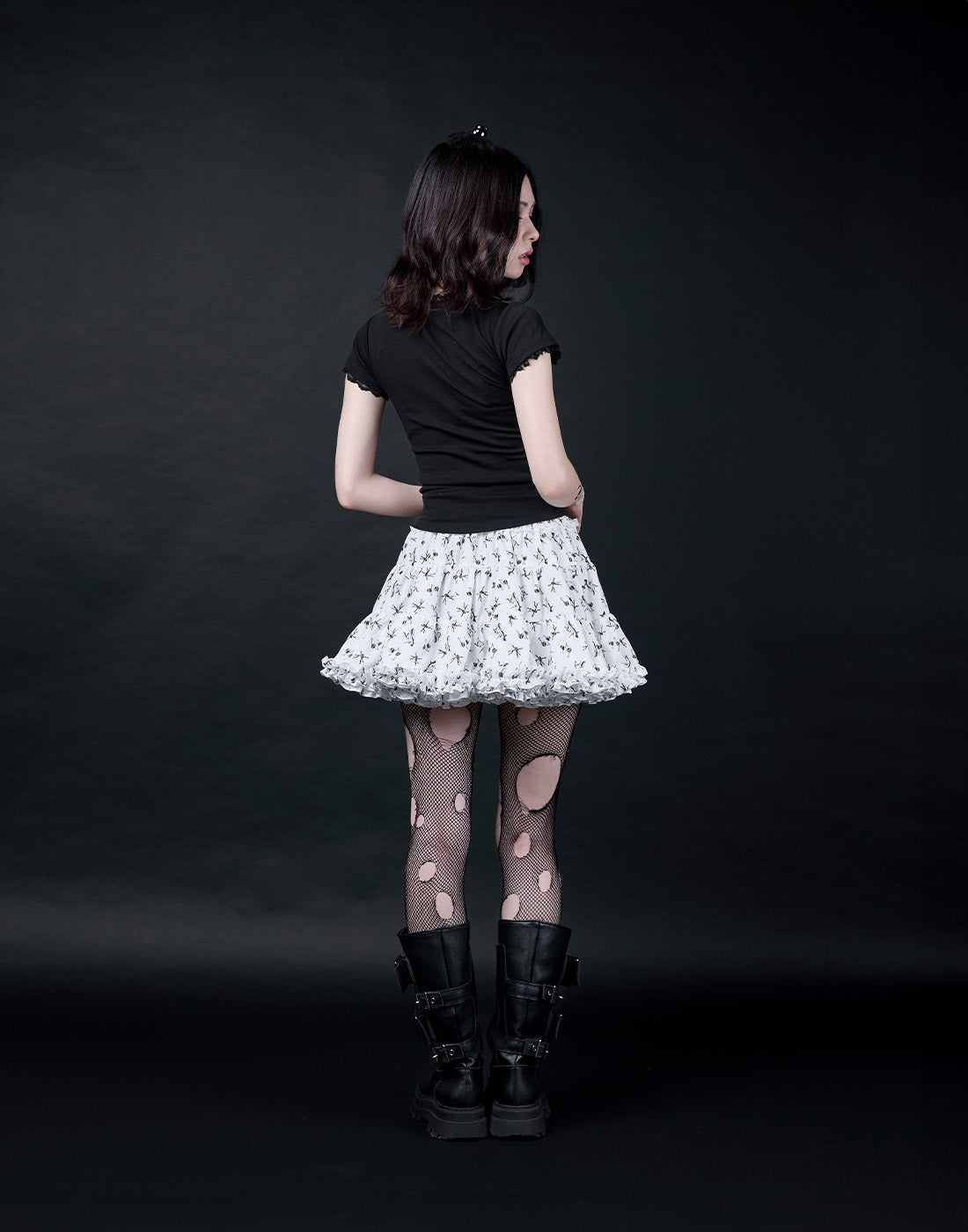 AVENCHUMU ERICO collaboration illustrated tutu skirt