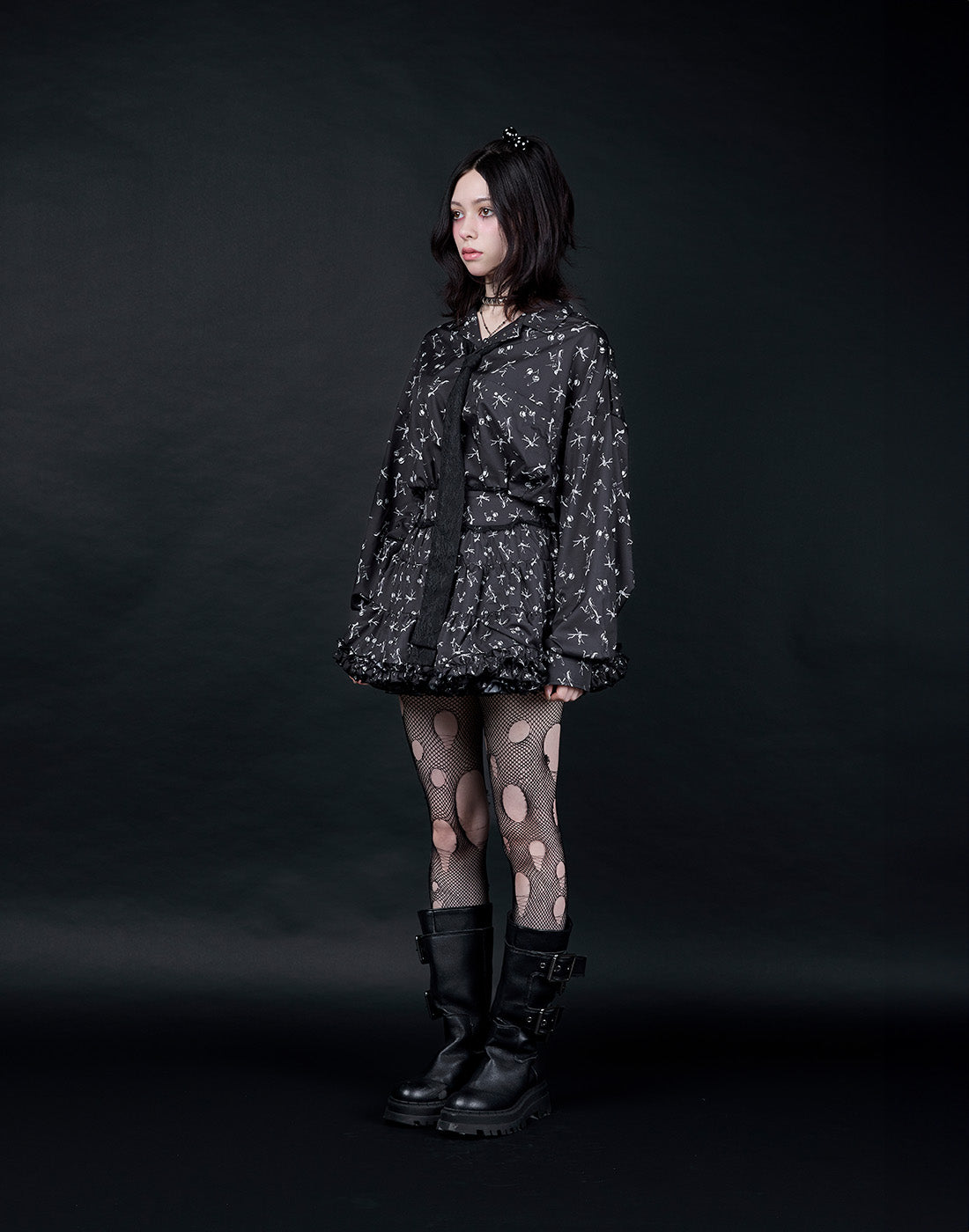 AVENCHUMU ERICO collaboration illustrated tutu skirt